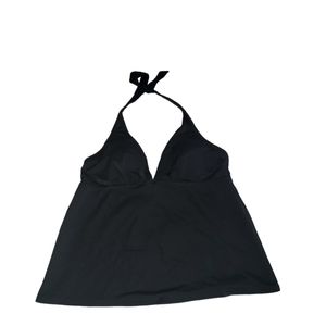Jaclyn SmithTankini Halter Swim Top | Black | Size 16